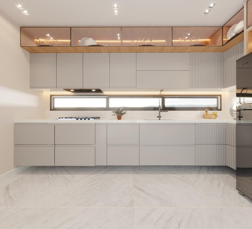 Cozinha planejada moderna — projeto Castro